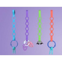 silicone soother chain clips for teether and toys FS0056